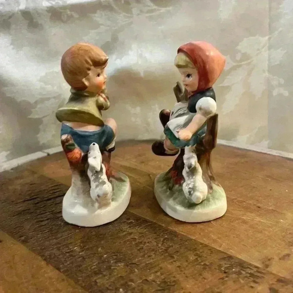 Vintage set of  2 Ceramic Figurines - Picture 2 of 6
